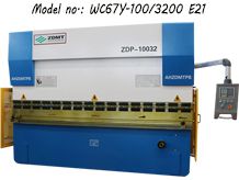 不锈钢板料折弯机ZDP-10032 (WC67Y-100/3200)